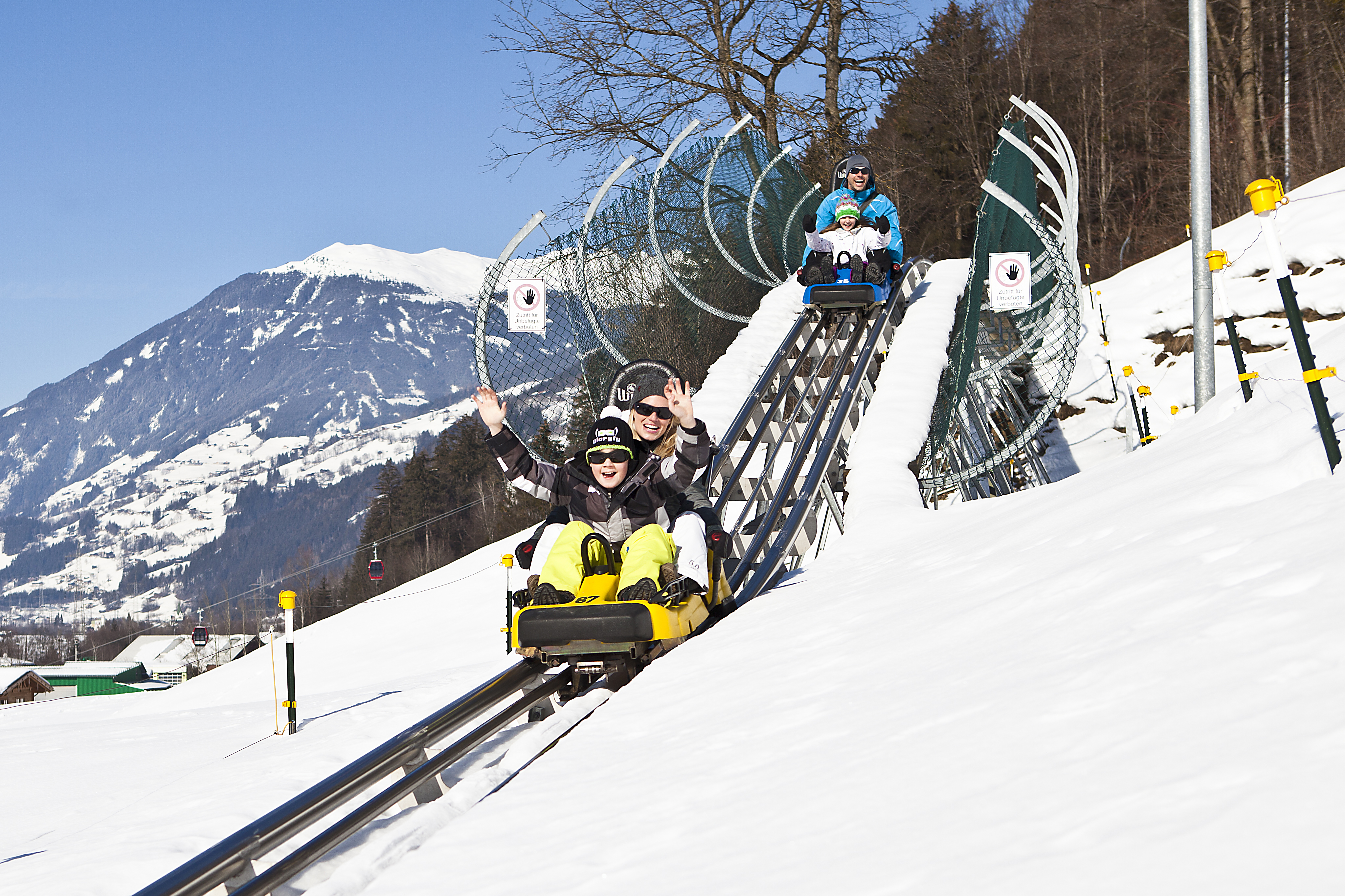 Arena Coaster Ausflugsziel Tipp in Zell im Zillertal Tirol