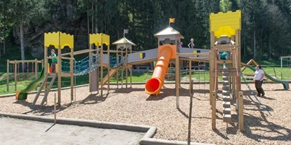 Ausflug mit Kindern - Pöls - Kinderspielplatz beim Eingang - Erlebnis Burgbau Friesach