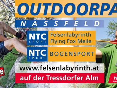 Ausflugsziel: Felsenlabyrinth & Flying Fox Nassfeld