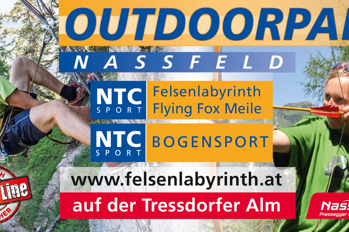 Ausflugsziel: Felsenlabyrinth & Flying Fox Nassfeld