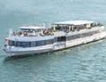Ausflugsziel: Die stylische MS "Linzerin" führt z.B. 3x täglich Linzer Hafenrundfahrten durch. - Donauschifffahrt Wurm & Noé