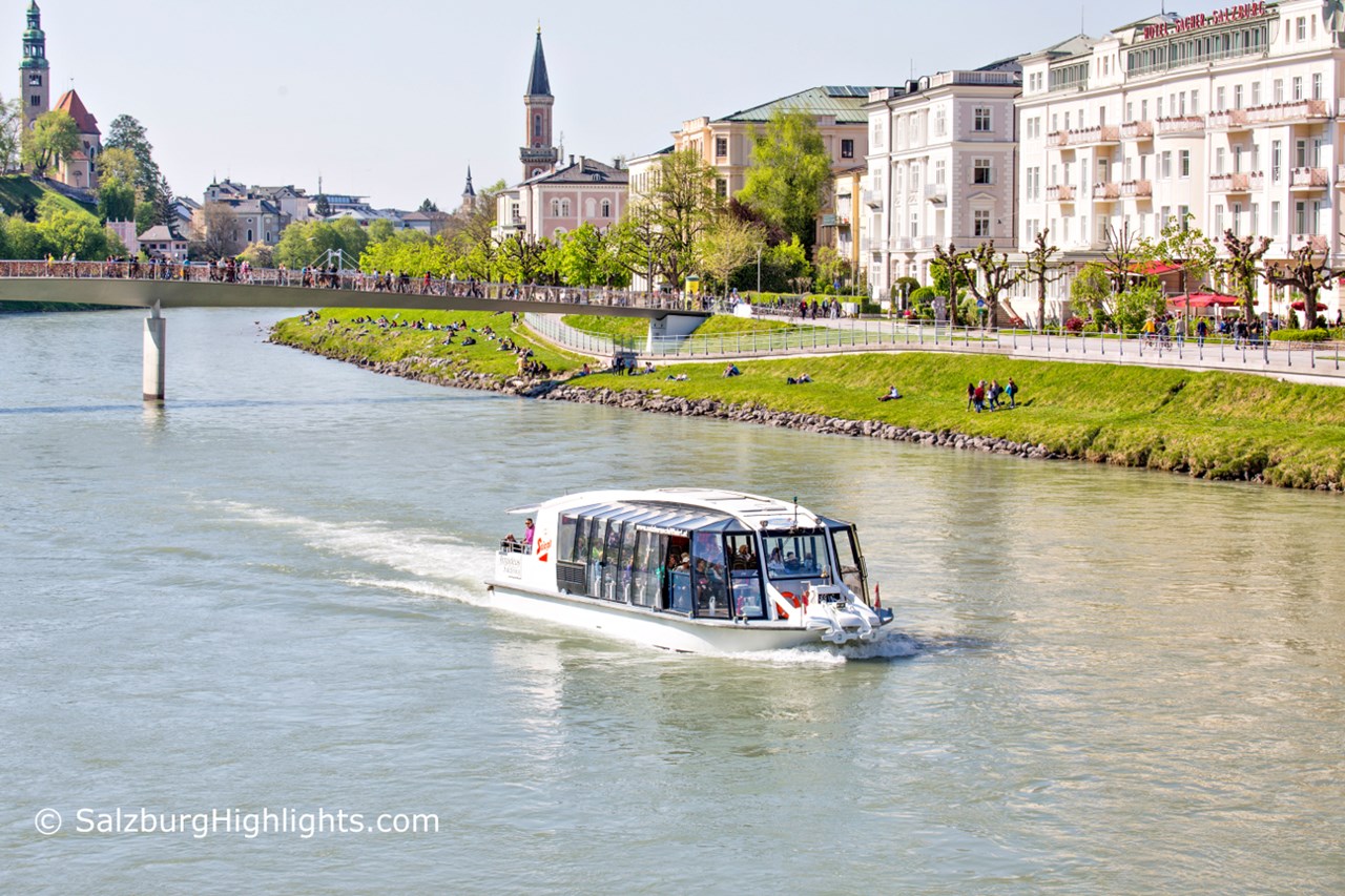 Salzburg Stadt Schiff-Fahrt Highlights beim Ausflugsziel Tour 1