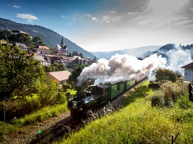 Ausflugsziel: Murtalbahn Dampfzug