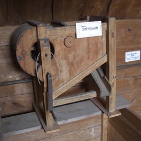 Ausflugsziel: Eines von vielen Geräten aus der Landwirtschaft - Freilichtmuseum Vorau