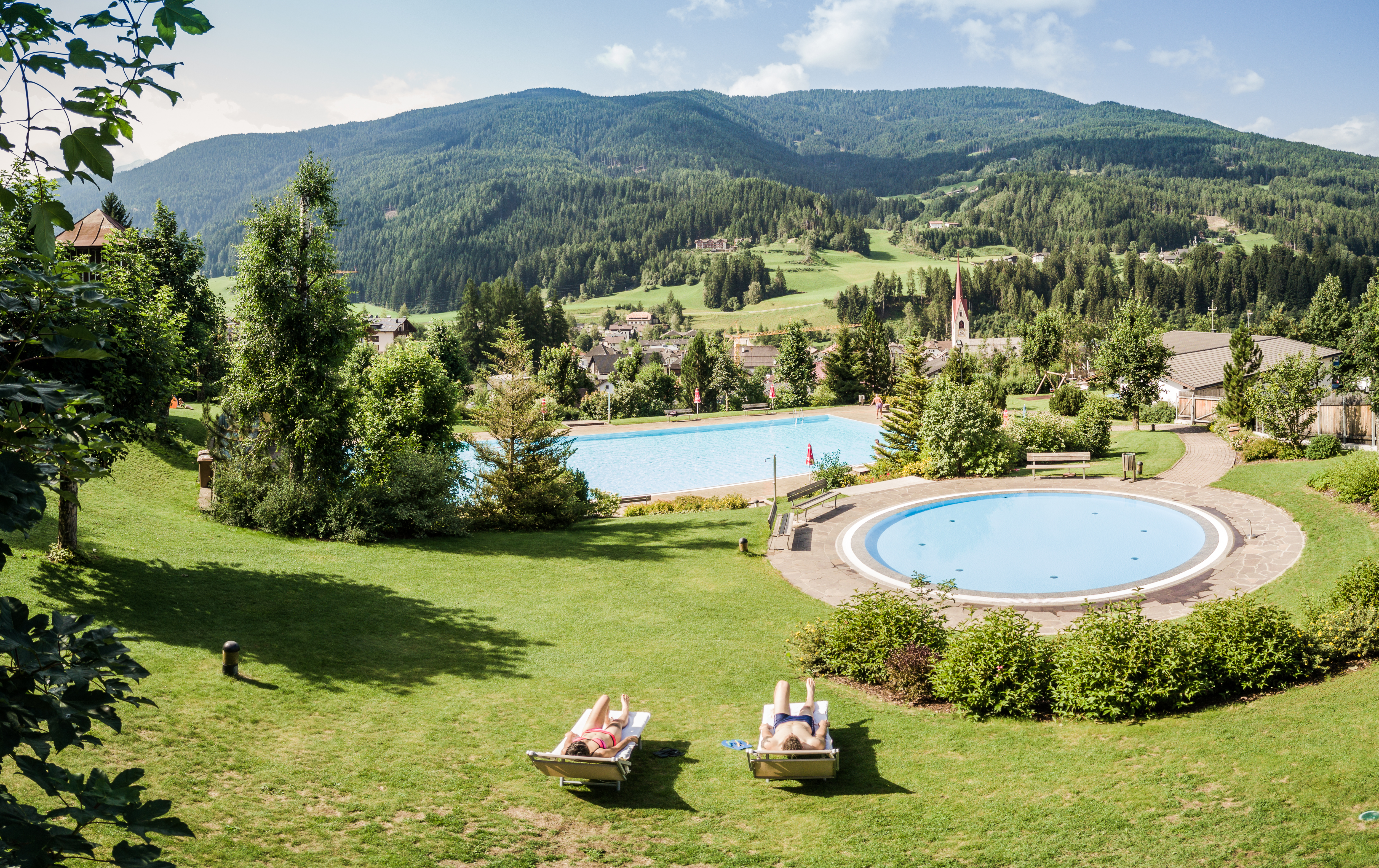 Ausflugsziel: Freischwimmbad Panorama in Welsberg