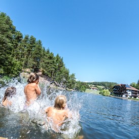 Ausflugsziel: Badespaß am Wolfsgrubener See

©Tourismusverein Ritten_Foto_Luca_Guadagnini - Wolfsgrubener See