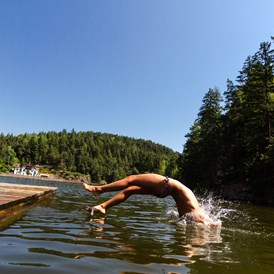 Ausflugsziel: Badespaß am Wolfsgrubener See
 - Wolfsgrubener See
