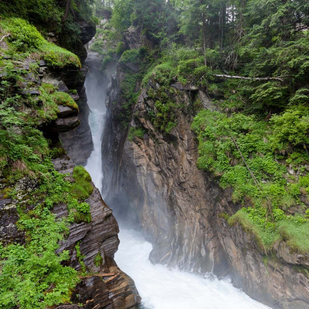 Ausflugsziel: Symbolbild für Ausflugsziel Stieber Wasserfall in Moos (Trentino-Südtirol). - Stieber Wasserfall in Moos