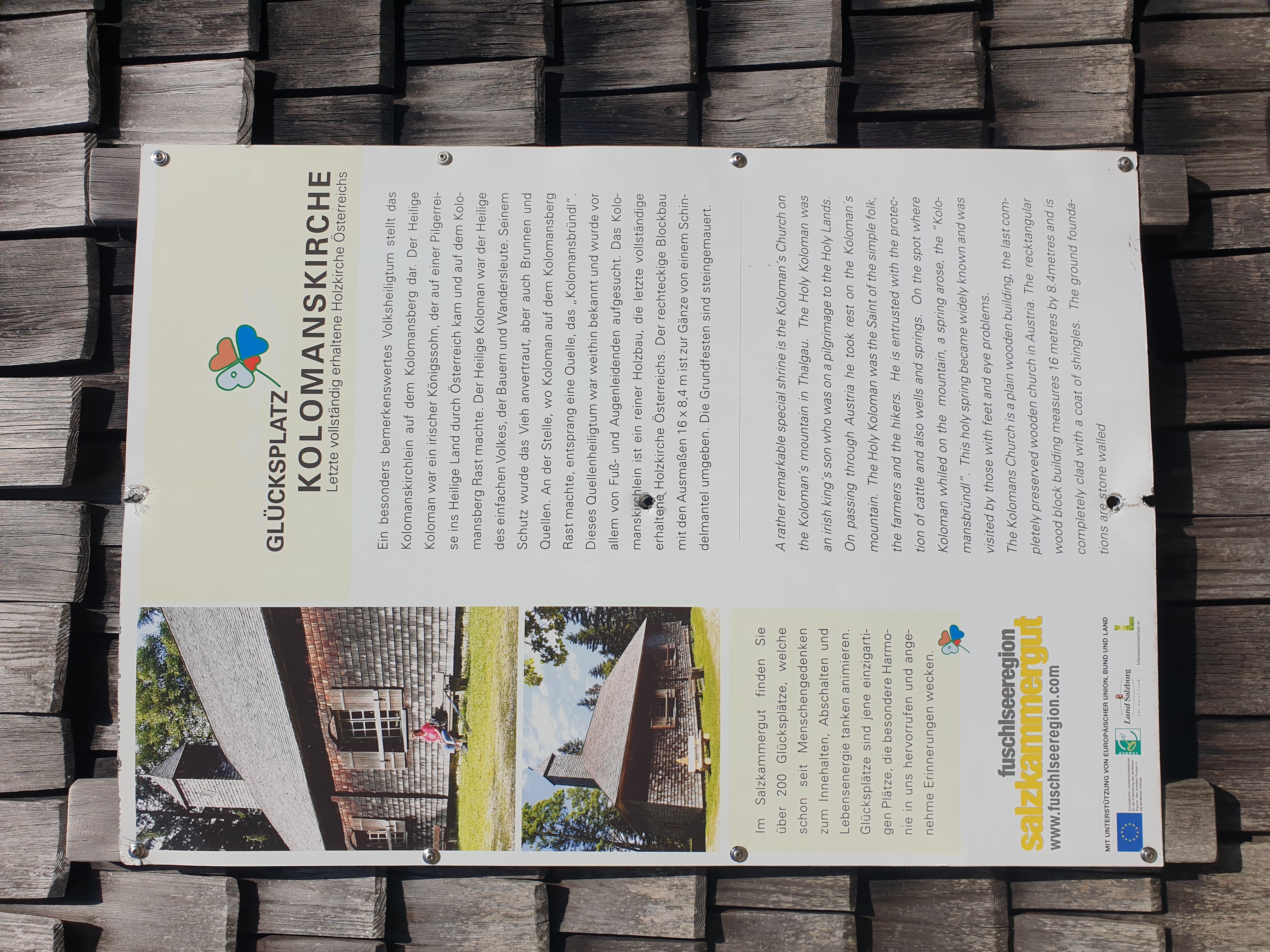 Ausflugsziel: Wanderung zur Kolomanskirche 