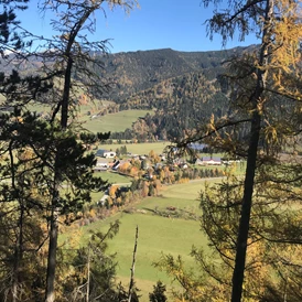 Ausflugsziel: Aussicht von der Franz Josefs Höhe bei Oberzeiring - Franz Josef's Höhe bei Oberzeiring im Murtal