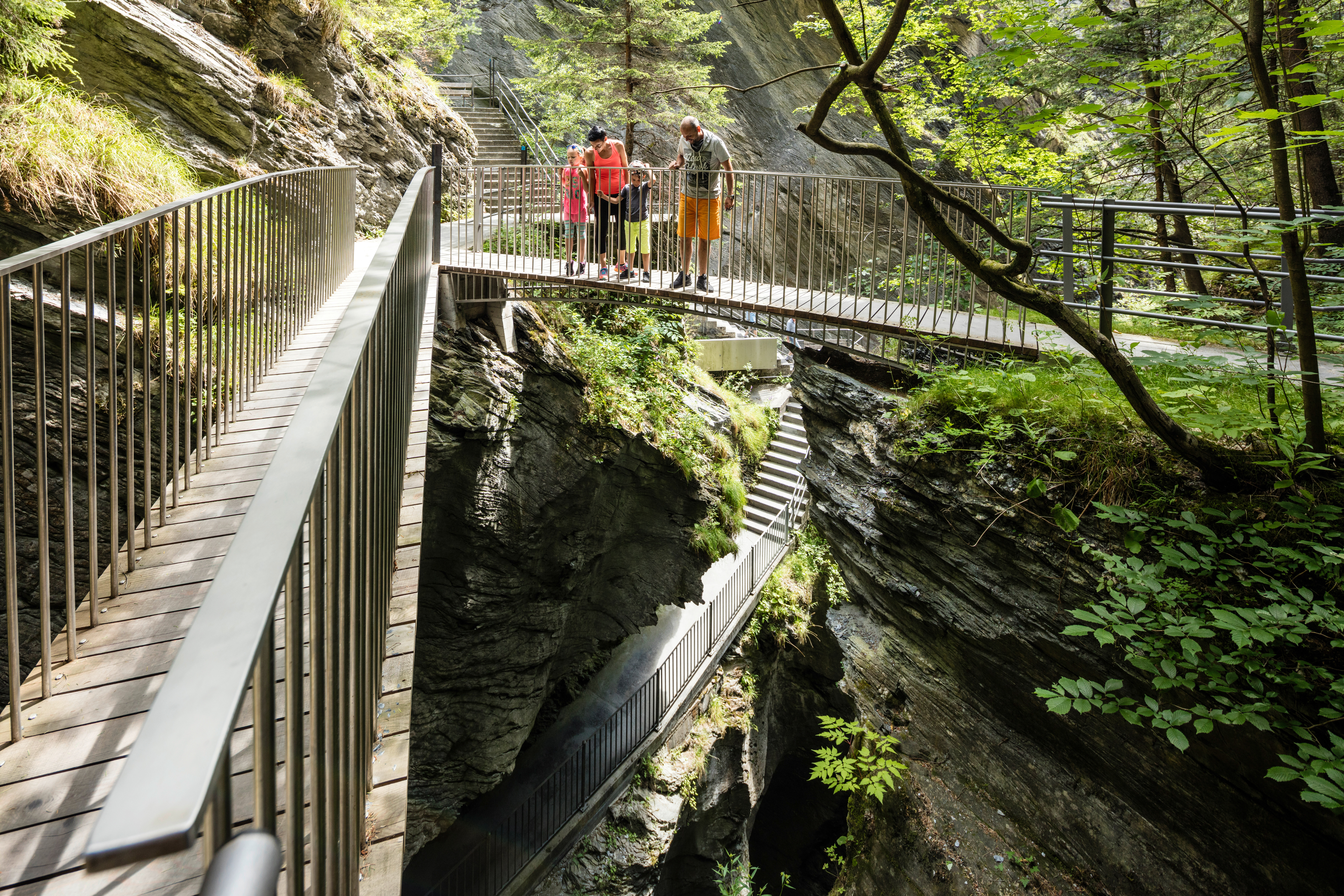 Trip with children - Tschiertschen - Brücken  - Viamala-Schlucht 