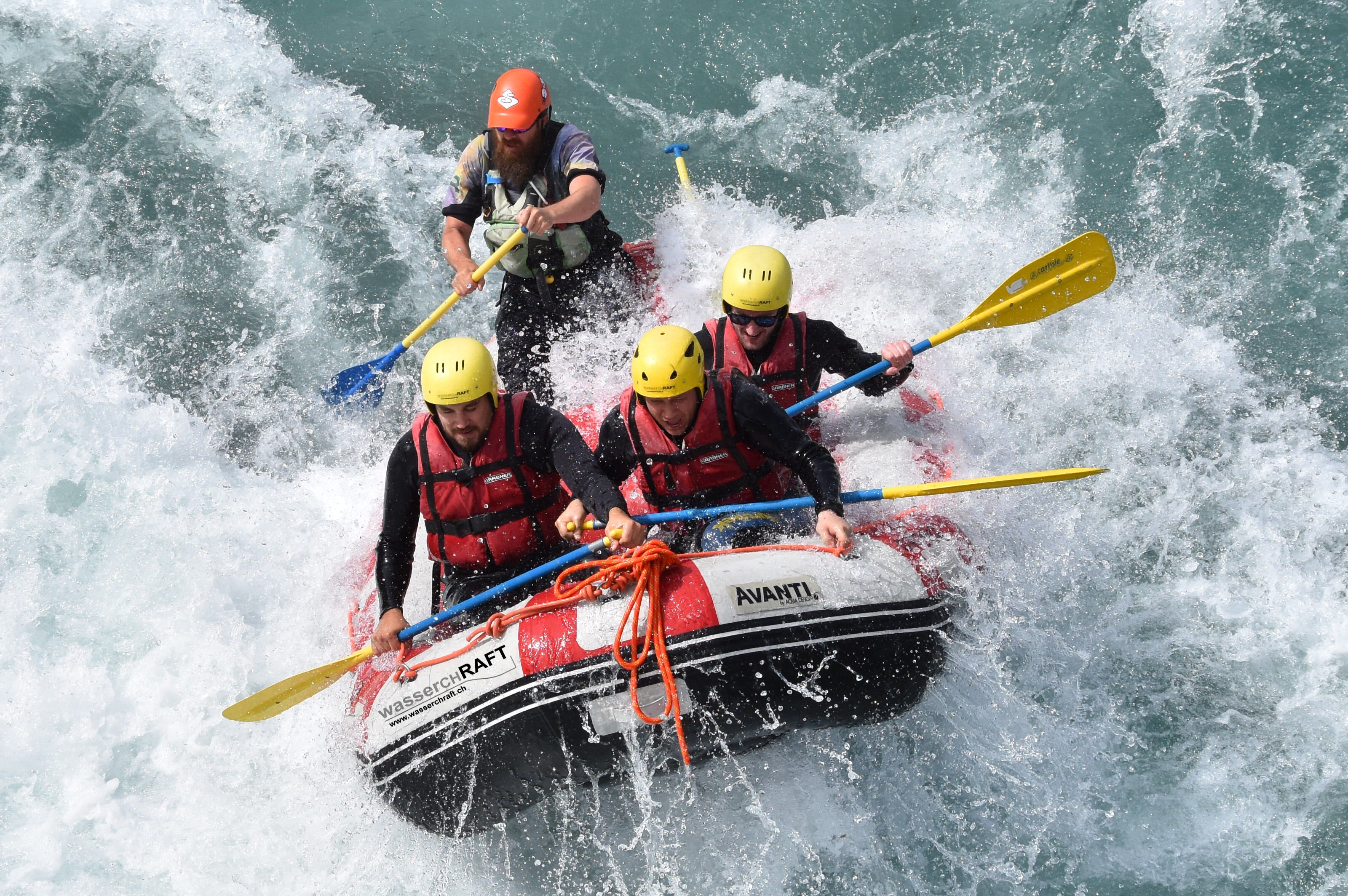 Ausflugsziel: Riverrafting Vorderrhein