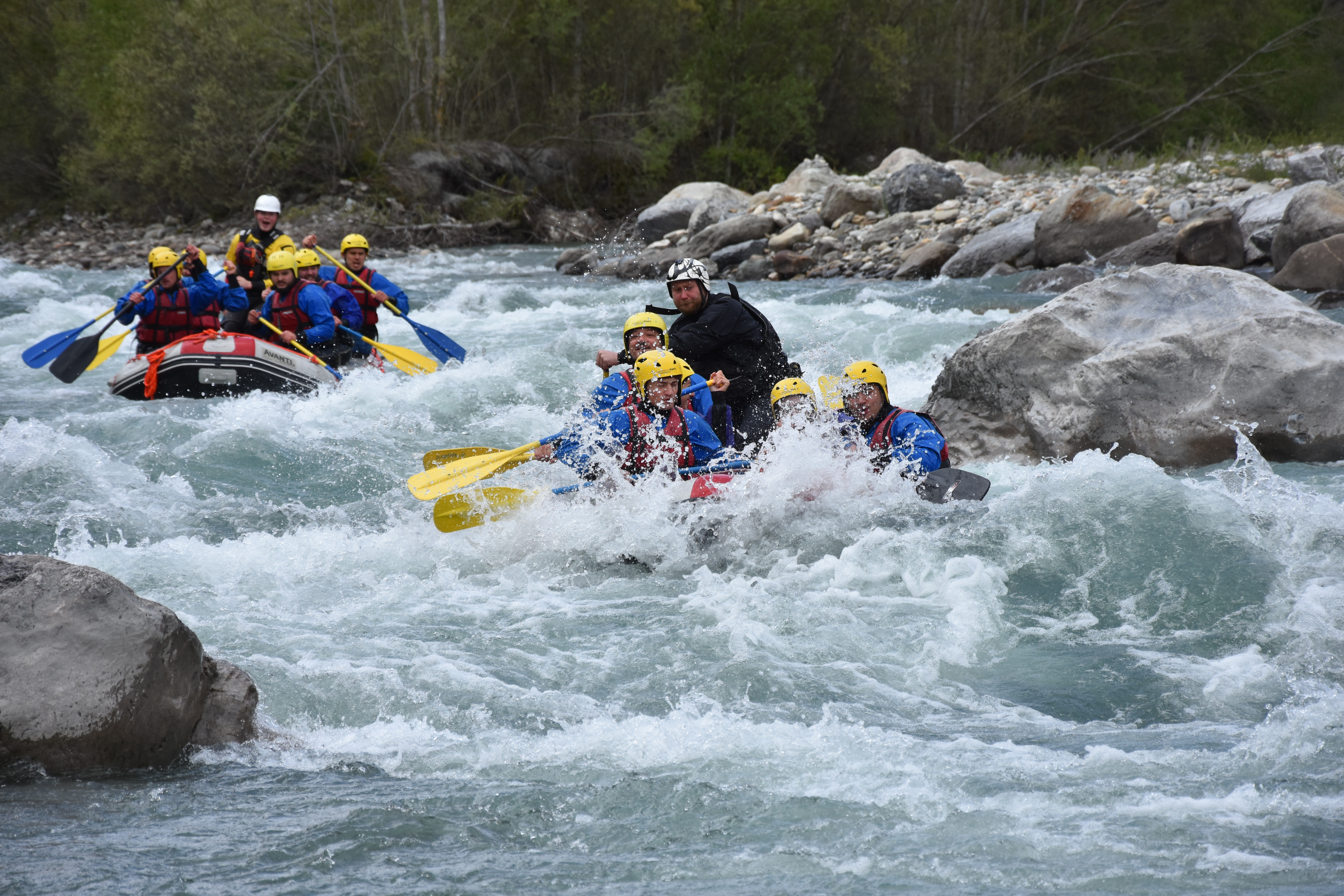 Ausflugsziel: Riverrafting Vorderrhein