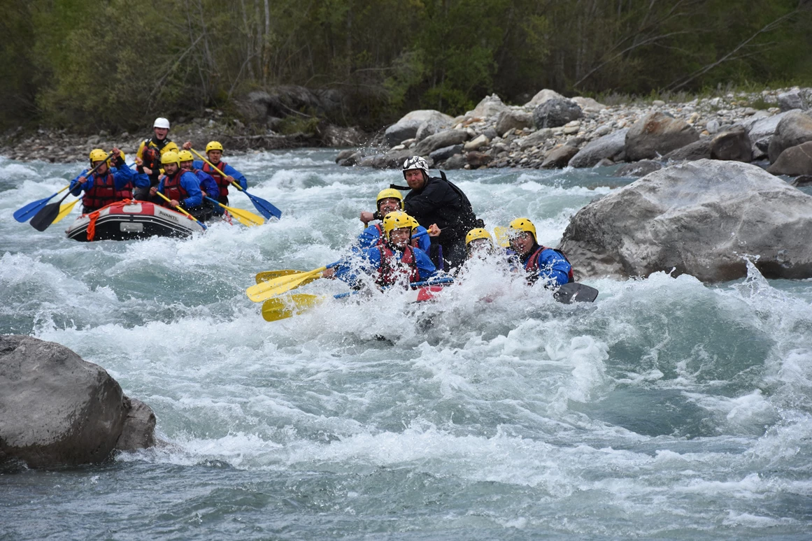 Ausflugsziel: Riverrafting Vorderrhein