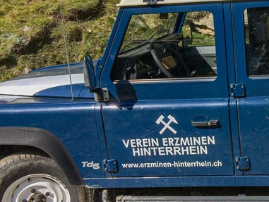 Ausflugsziel: Vereinsfahrzeug Erzminen Hinterrhein - Bergbaumuseum Innerferrera