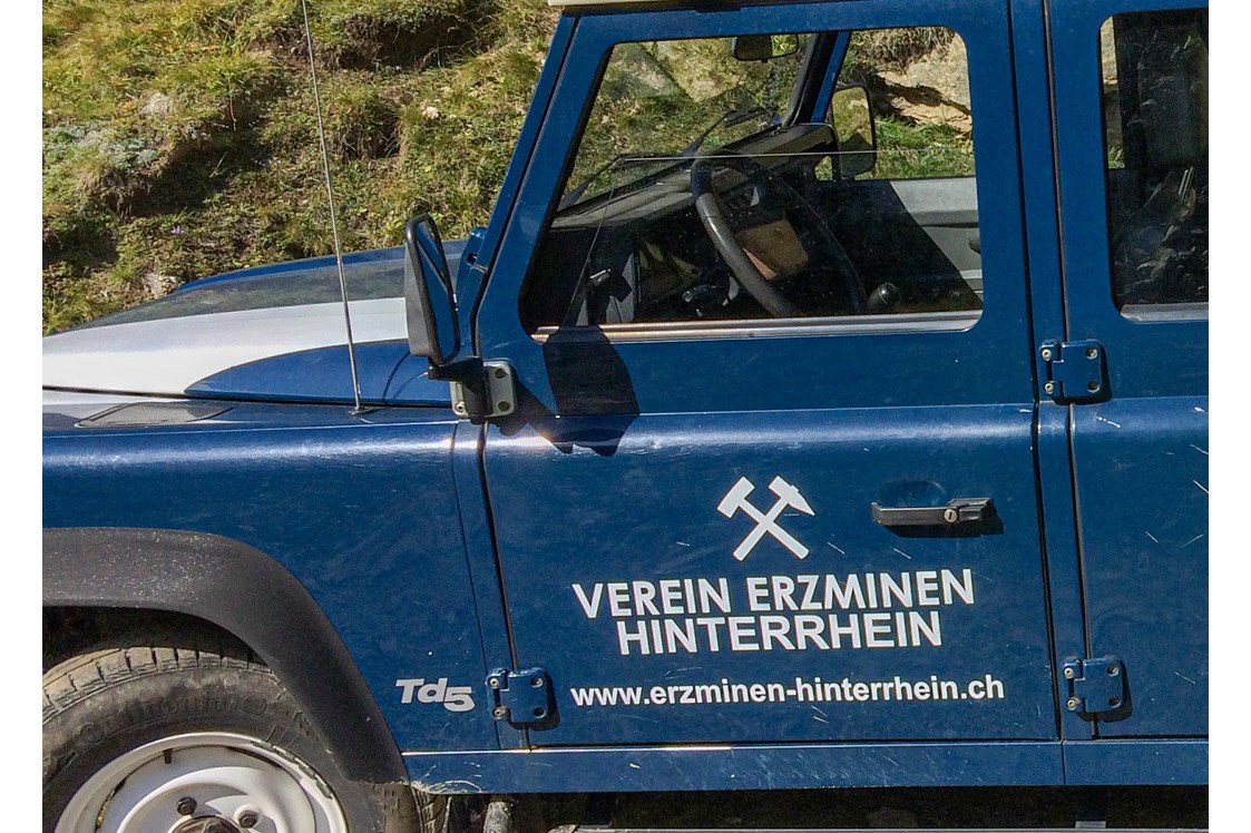Ausflugsziel: Vereinsfahrzeug Erzminen Hinterrhein - Bergbaumuseum Innerferrera