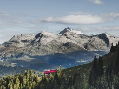 Ausflugsziel: Betriebsgebäude der Alp Puzzetta