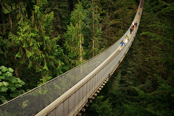 Ausflugsziel: Symbolbild für Ausflugsziel Hängebrücke aus Lärchenholz. Keine korrekte oder ähnlich Darstellung! - Hängebrücke aus Lärchenholz