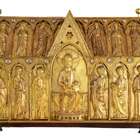 Ausflugsziel: Reliquienschrein des heiligen Florinus, um 1280. Foto: Stephan Kölliker - Domschatzmuseum