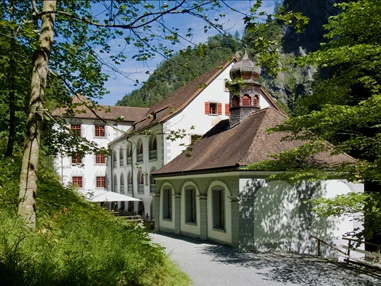 Ausflugsziel: Altes Bad Pfäfers mit Kapelle. - Altes Bad Pfäfers