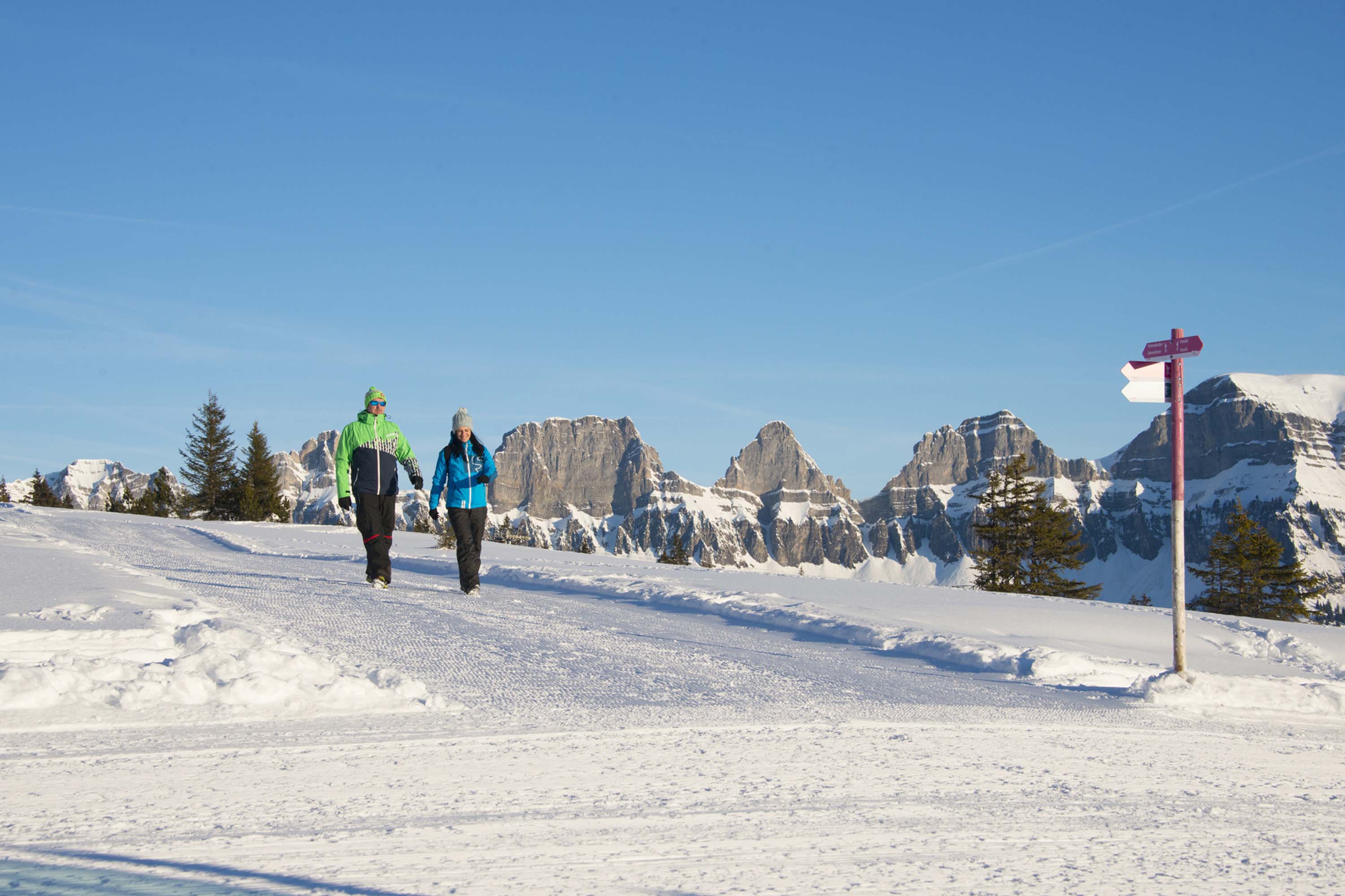 Ausflugsziel: Wintersportgebiet Flumserberg