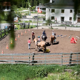 Ausflugsziel: Erlebnis Pferde Halbtage - Stalla Chapella / Bogenparcours Engadin