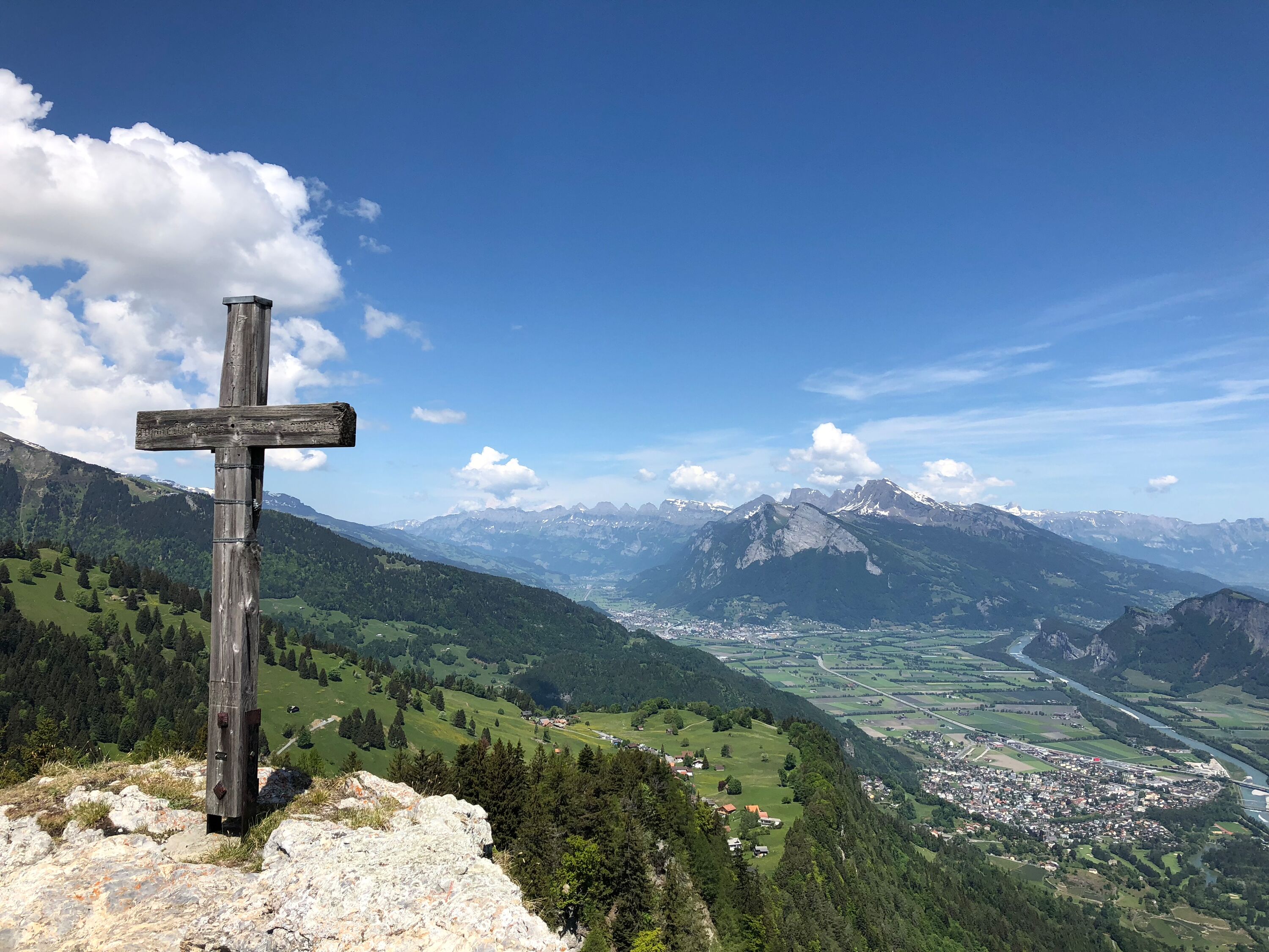 Viaggio con bambini - Bonaduz - Aussicht auf der Aussichtsplattform Pizalun. - Aussichtsplattform Pizalun