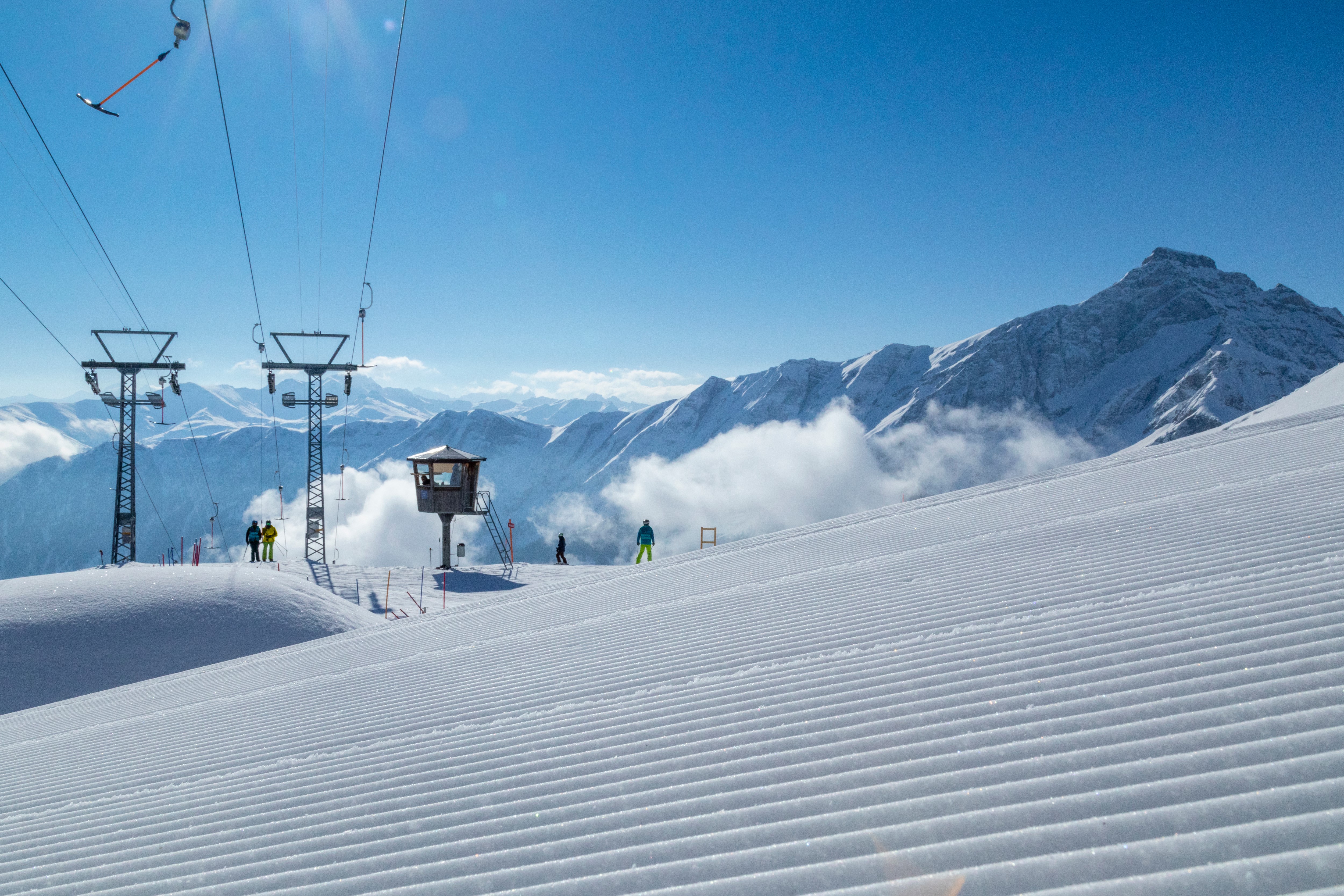 Trip with children - Tschiertschen - Skigebiet Tschappina Heinzenberg