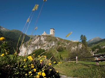 Ardez Highlights at the destination Castle ruins Steinsberg Ardez