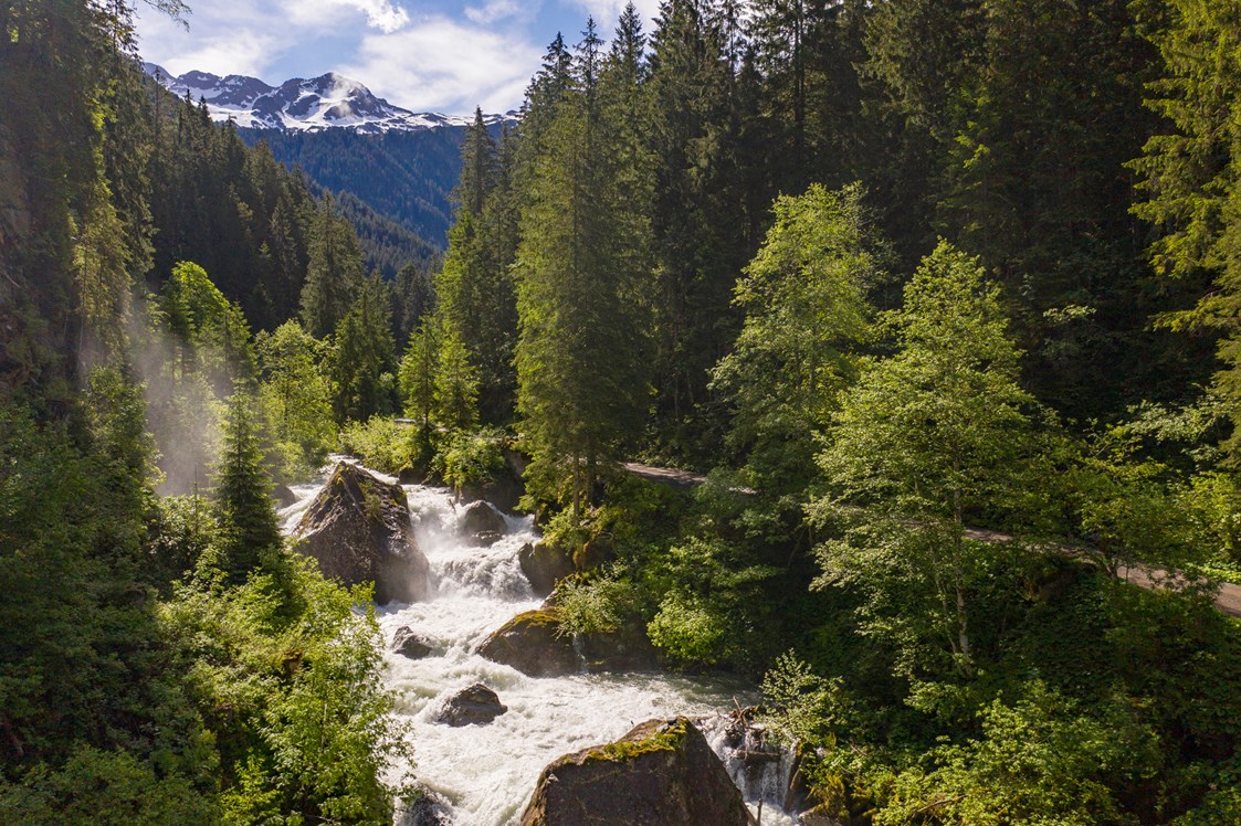 Ausflugsziel: Die "wilde Litz" im Silbertal im Montafon - Der Sagenwanderweg (Sagenweg) vom Kristberg ins Silbertal