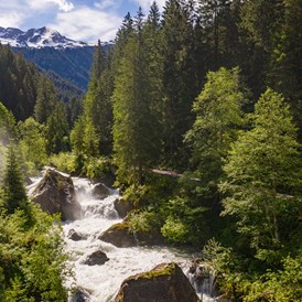 Ausflugsziel: Die "wilde Litz" im Silbertal im Montafon - Der Sagenwanderweg (Sagenweg) vom Kristberg ins Silbertal