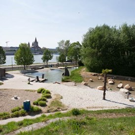 Ausflugsziel: Wasserspielplatz Donauinsel
