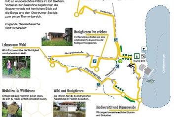 Ausflugsziel: Wegführung Bienenerlebnisweg im Biodorf Seeham - Bienenerlebnisweg
