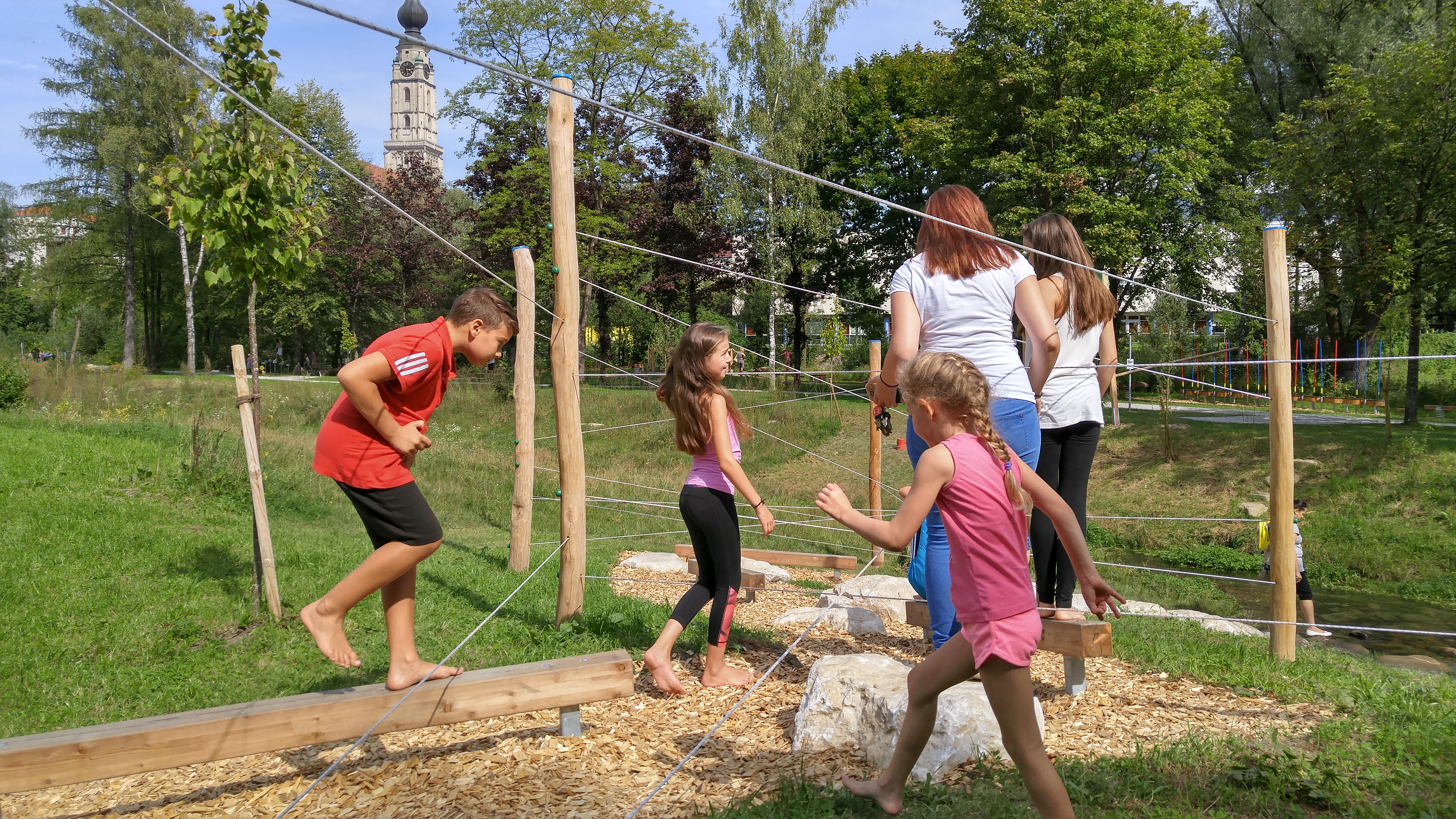 Trip with children - Themenschwerpunkt: Wasser - Motorikpark - Braunau am Inn