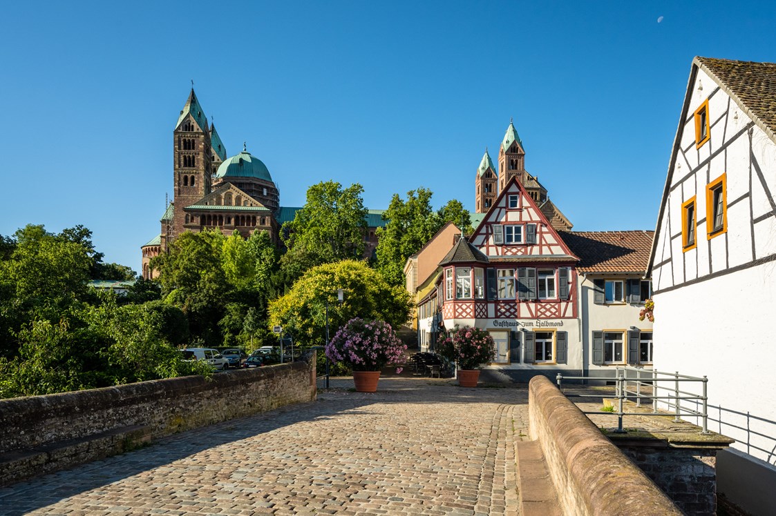 Urlaub: Sonnenbrücke und Altstadt - Dom - und Kaiserstadt Speyer