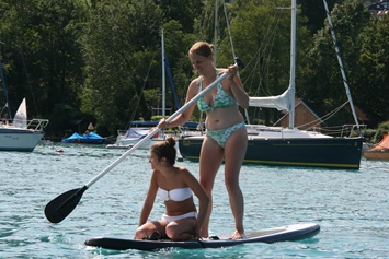 Ausflugsziel: StandUP Paddel dürfem im Sommer bei uns natürlich auch nicht fehlen! - Yachtschule Koller