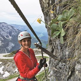 Ausflugsziel: Klettern am Beginner-Klettersteig "Sophie" nahe dem Loser Bergrestaurant - Erlebnisberg Loser Altaussee