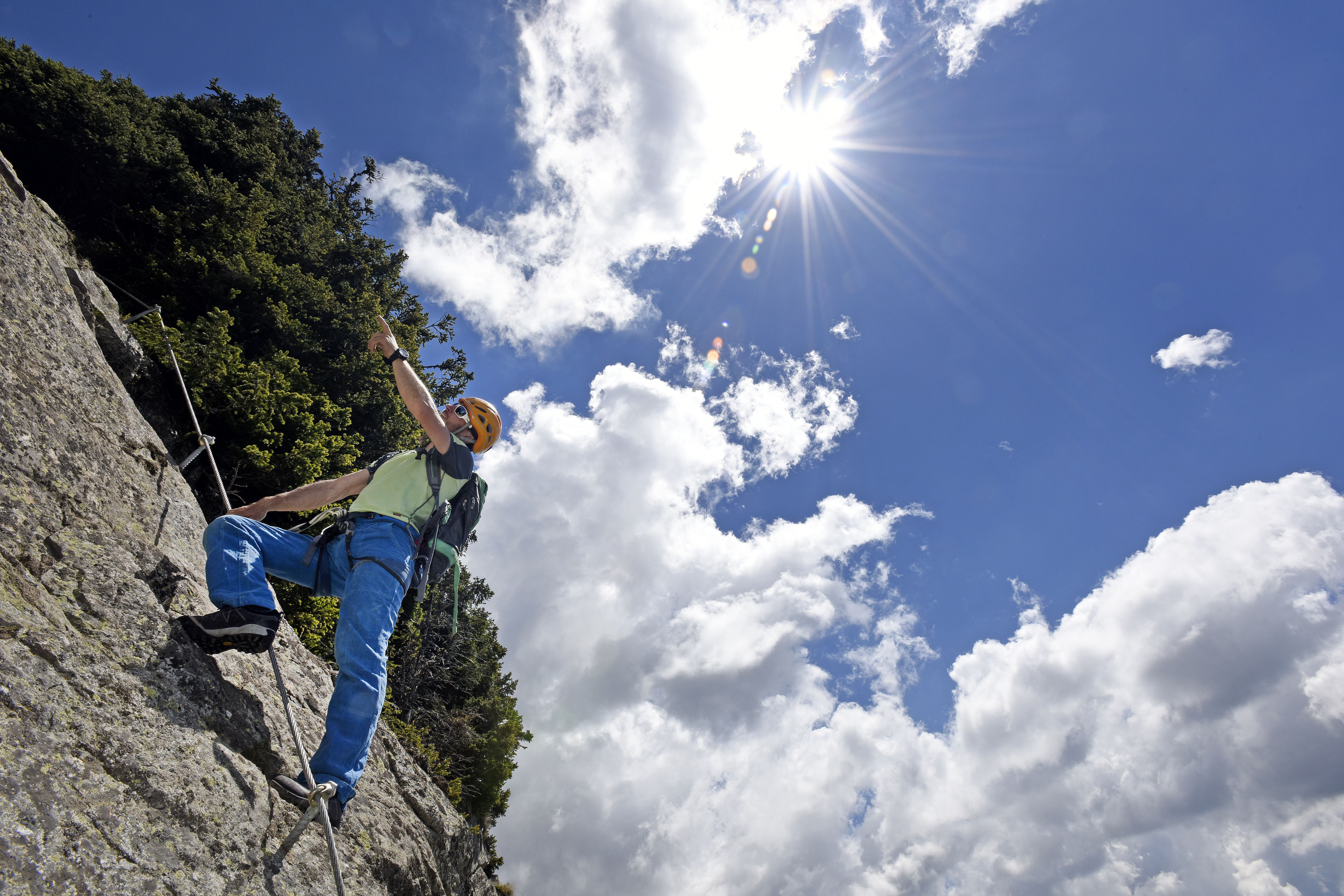 Ausflugsziel: Klettersteig "Heini Holzer" Ifinger in Schenna