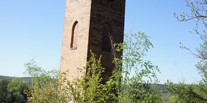 Reis met kinderen - Schmölln - Die Aussicht am Pulverturm genießen - Ringweg um Greiz