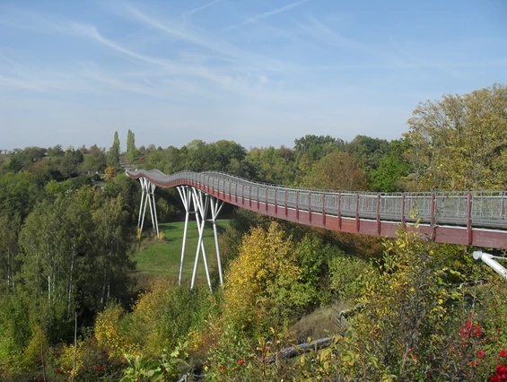Ausflugsziel: Drachenschwanzbrücke - Neue Landschaft Ronneburg