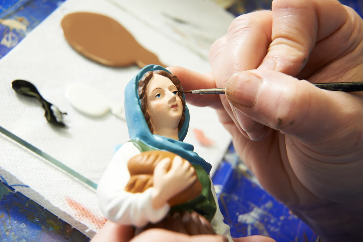 Ausflugsziel: Bemalung der Figuren in liebevoller Handarbeit - MAROLIN® Manufaktur