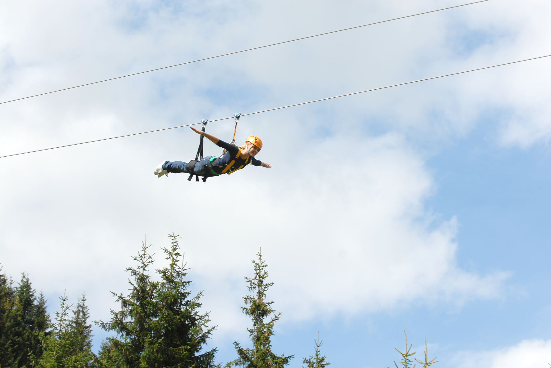 Viaggio con bambini - WC - Taxenbach - Mega Flying Fox Hinterglemm