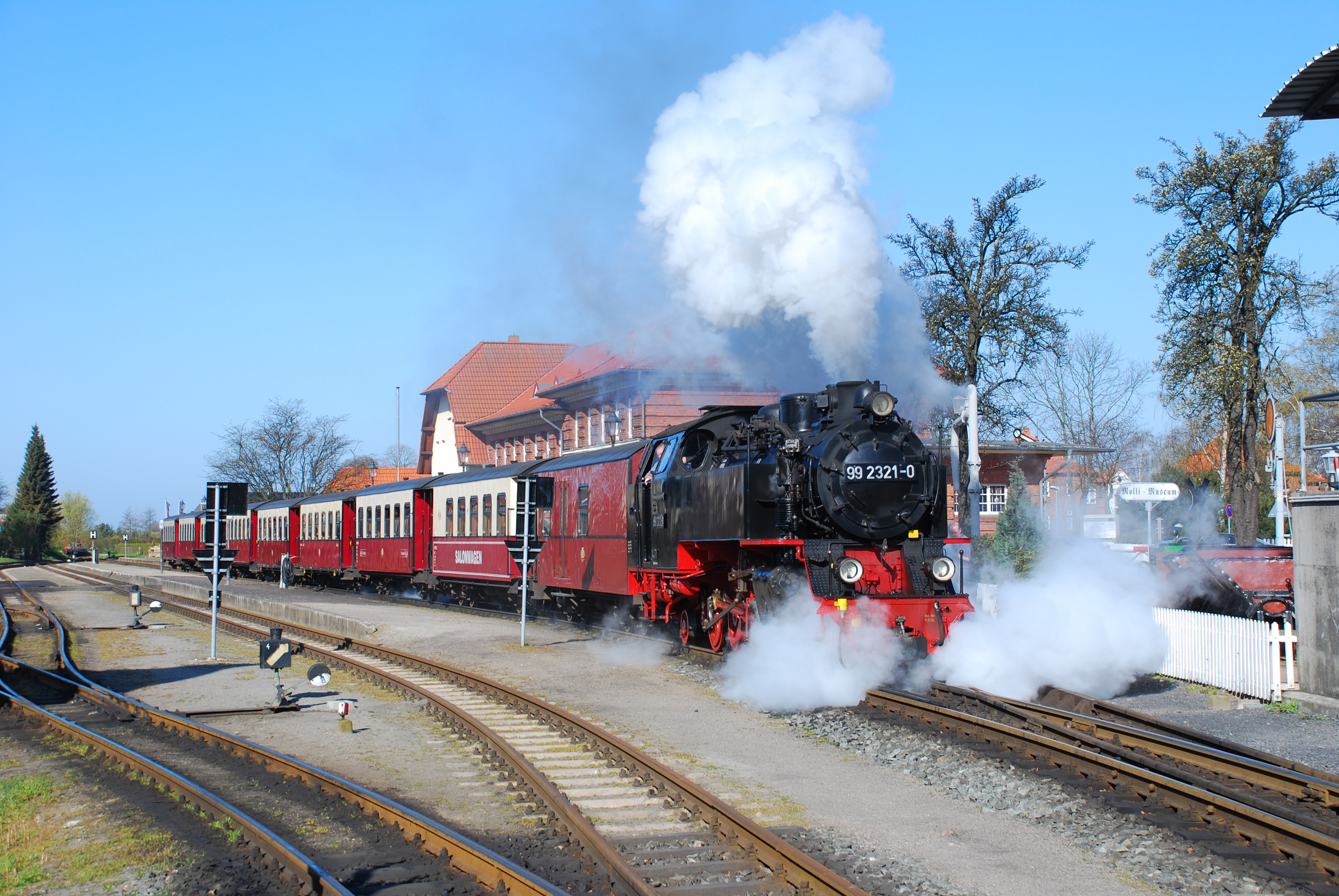 Reis met kinderen - Gastronomie: Kindercafé - Duitsland - Mecklenburgische Bäderbahn Molli