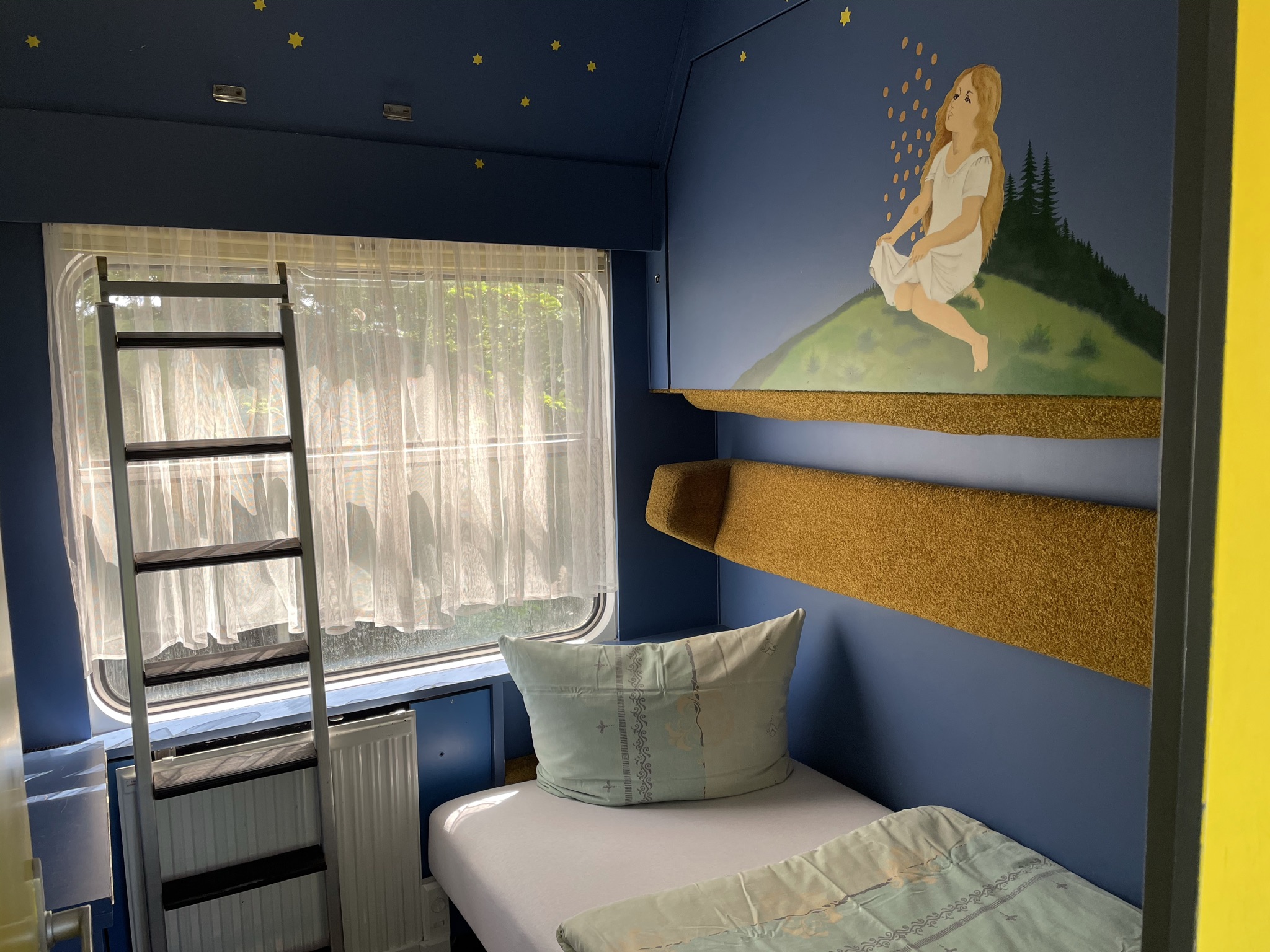 Viaggio con bambini - Meclemburgo-Pomerania Occidentale - Schlaferlebnis "Abteil Sterntaler" - Lokschuppen Pasewalk