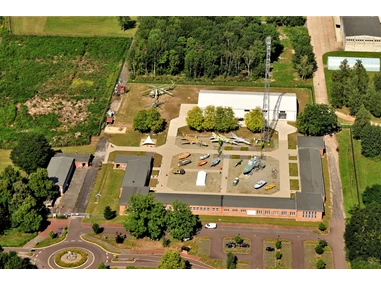 Ausflugsziel: Luftaufnahme des Museums - Luftfahrttechnisches Museum Rechlin