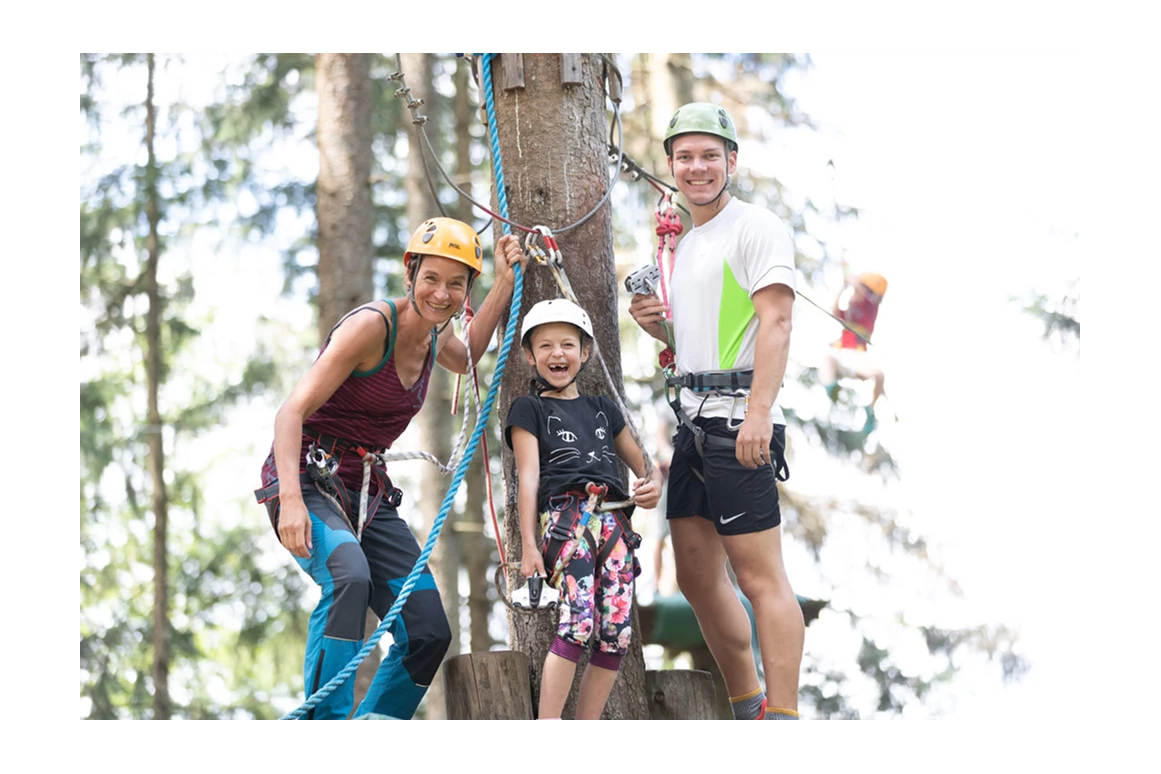 Ausflugsziel: Hochseilgarten am Gleinkersee