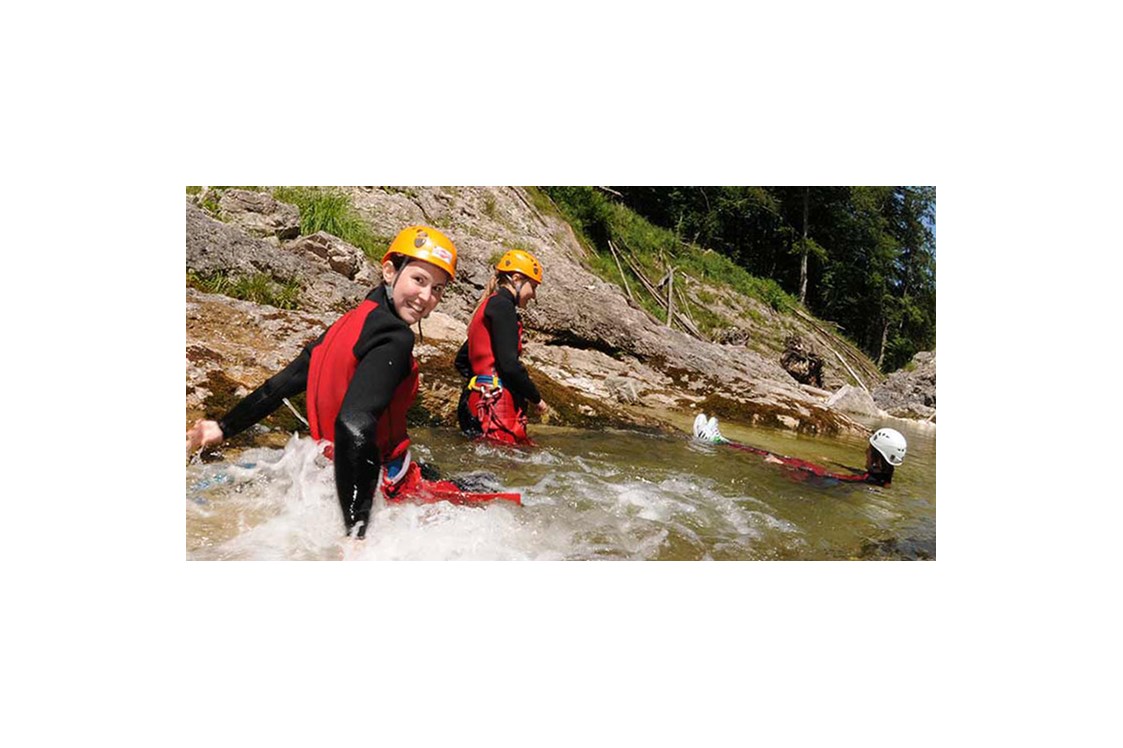 Ausflugsziel: Spaß im Wasser beim Canyoning - Canyoning "Aqua Splash" für Familien in Niederösterreich im Ötscherland