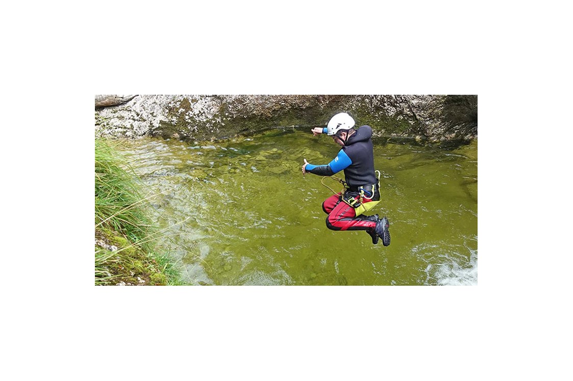 Ausflugsziel: Canyoning "Aqua Splash" für Familien in Niederösterreich im Ötscherland