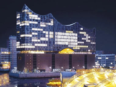 Ausflugsziel: Unsere Elbphilharmonie ist ein wahrhaftiges Miniatur-Mammutprojekt! Mit nur einem Knopfdruck lässt sich die kleine "Elphi", wie sie die Hamburger liebevoll nennen, öffnen und präsentiert den Besuchern des Wunderlands ein exklusives Minikonzert. - Miniatur Wunderland