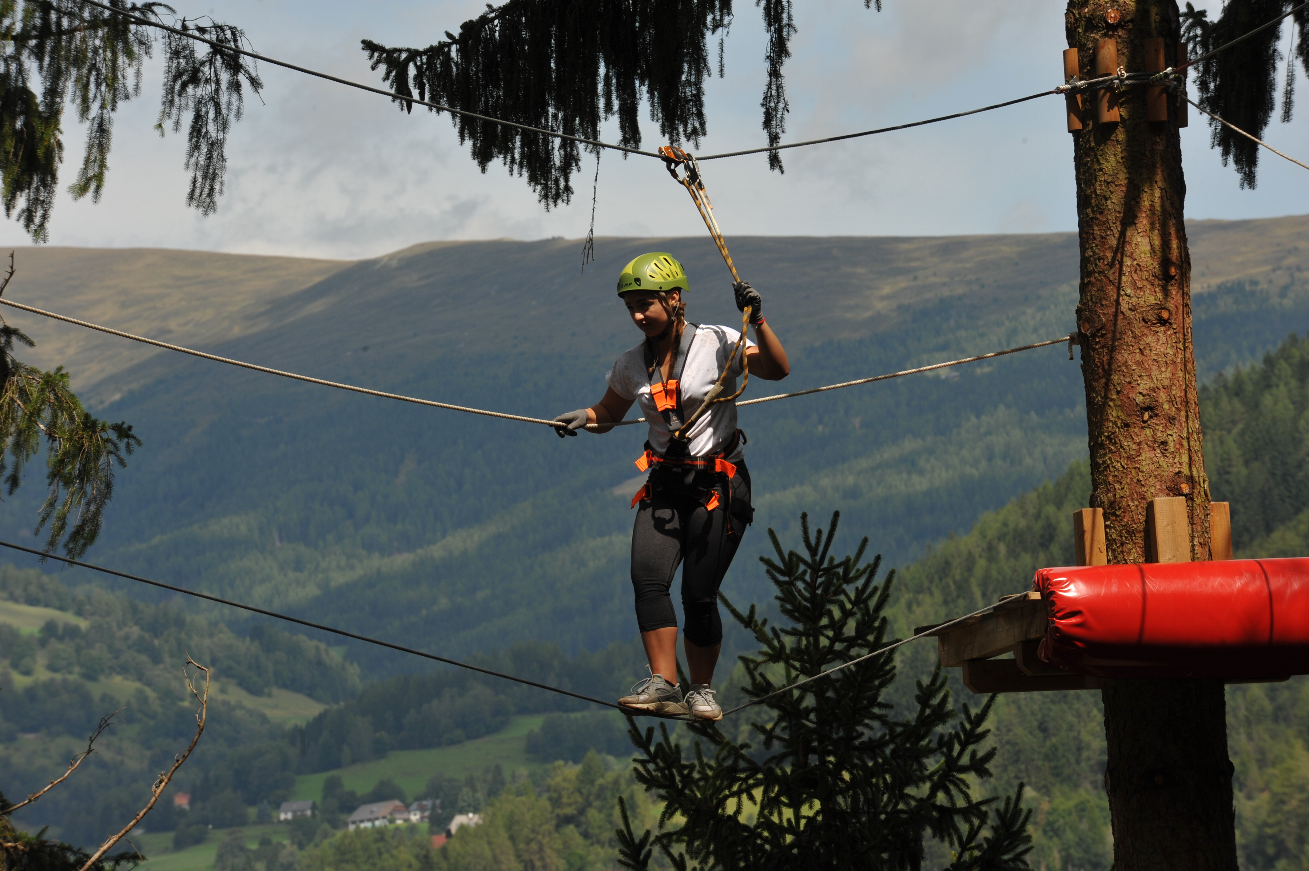 Ausflugsziel: Hoch hinaus! Hochseilgarten Oberwölz